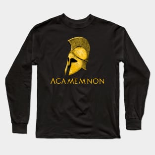 Mythology Of Ancient Greece Agamemnon Trojan War Epic Iliad Long Sleeve T-Shirt